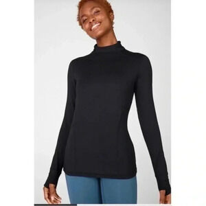 Fabletics black Phoenix Long-Sleeve Top Large